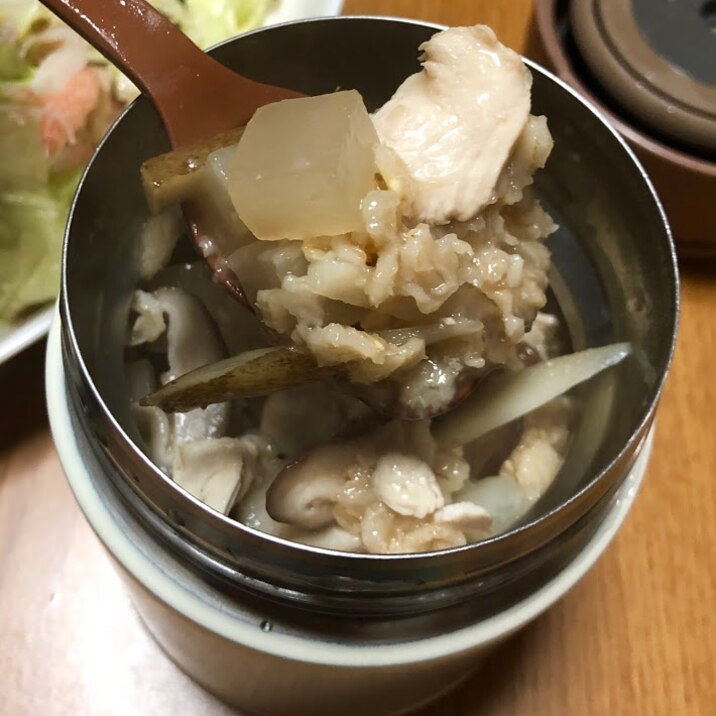 鶏ゴボウと大根 オートミール 約210kcal